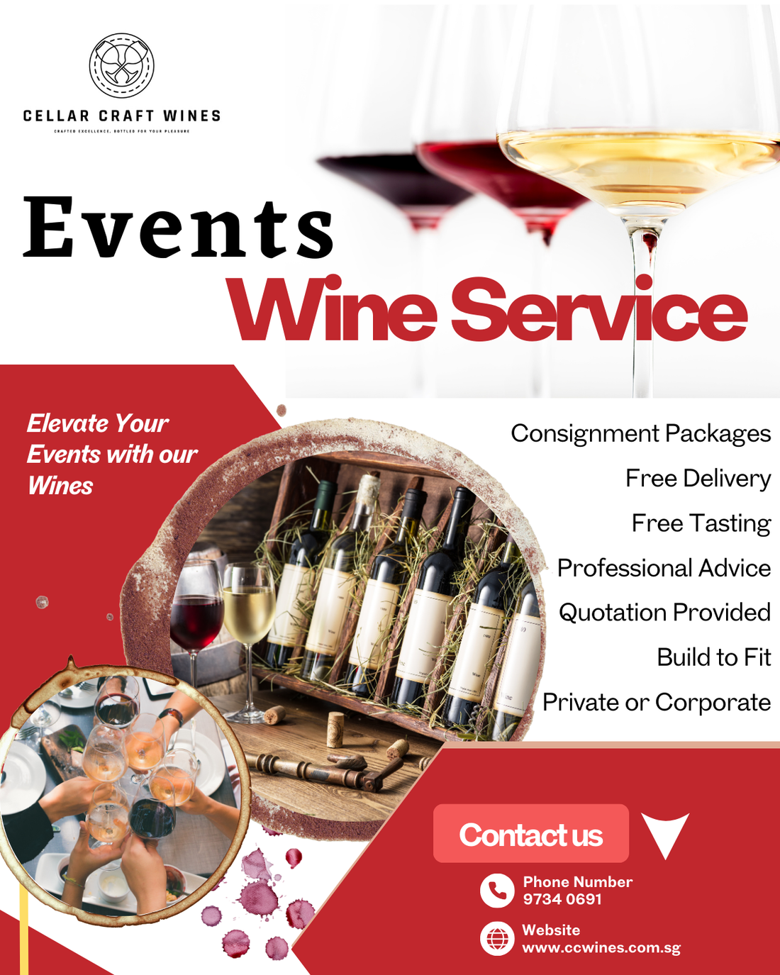 Get Ready for the Festive Season with Exquisite wines for your Events and Celebrations - Cellar Craft Wines Pte Ltd