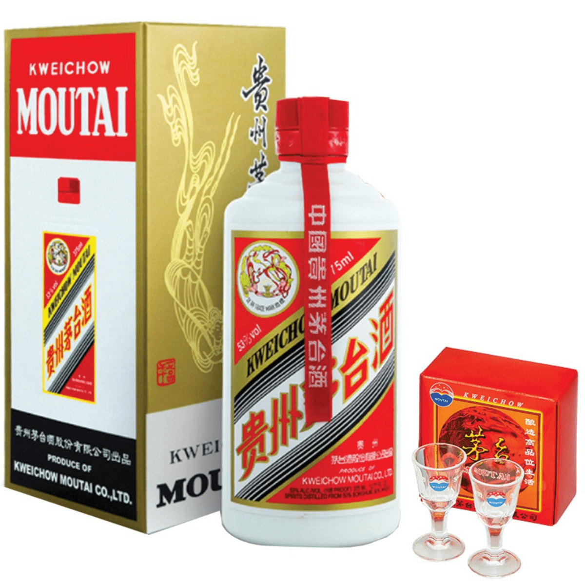 Kweichow Moutai Flying Fairy 500ml 53% ABV – Best Price in Kweichow Moutai Flying Fairy 500ml 53% ABV – Best Price in
