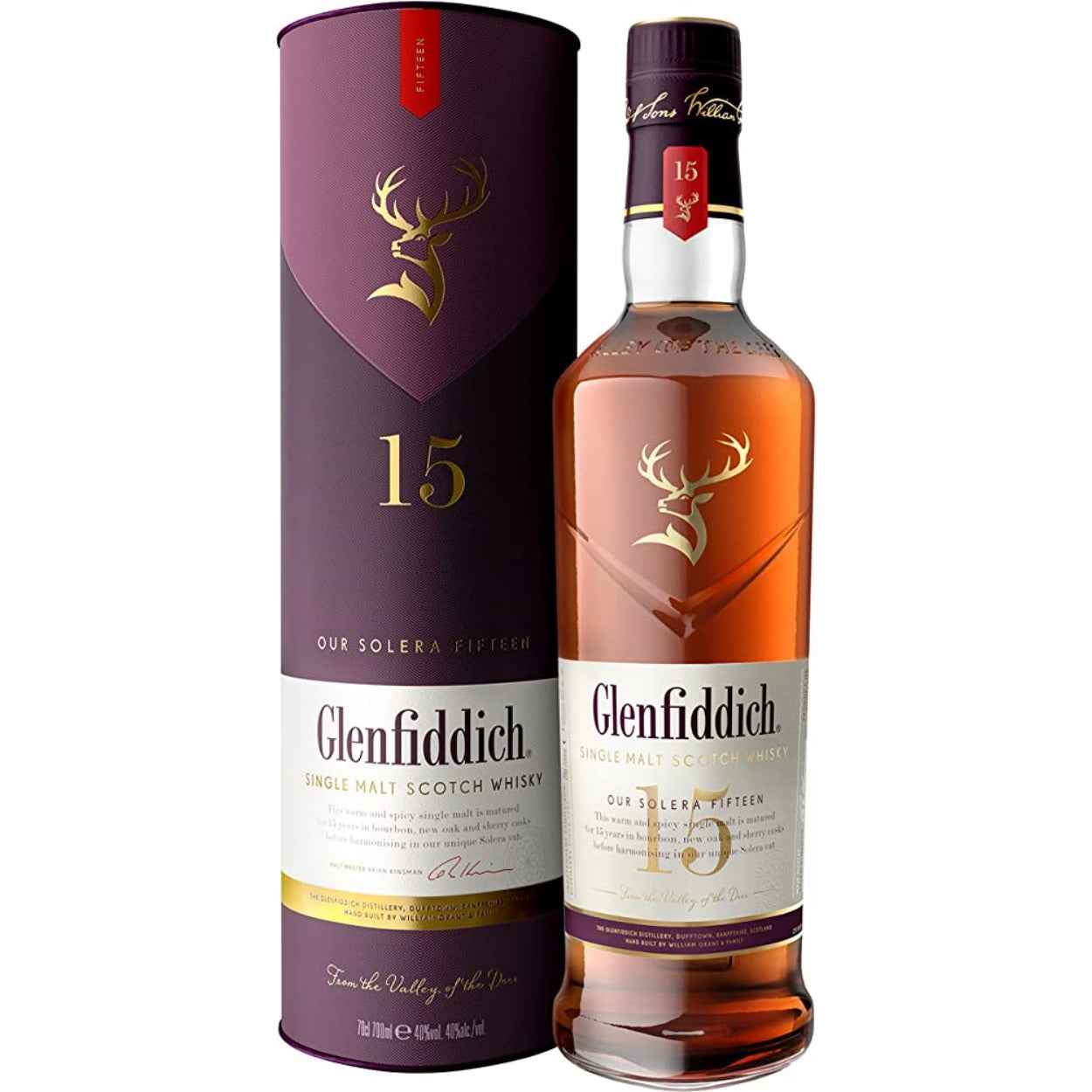 Glenfiddich 15YO Single Malt Whisky 700ml