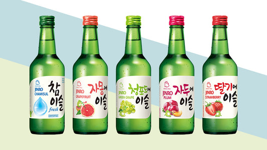 Jinro - Grapefruit, Green Grape, Peach, Plum, Strawberry