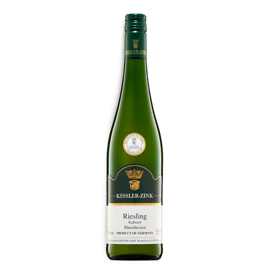 Kessler Zink Riesling Semisweet Deutscher Qualitatswein Rheinhessen White Wine 750ml