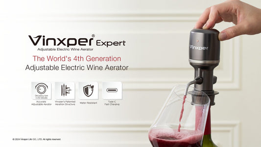 Vinxper Expert 4th Gen Adjustable Electric Wine Aerator